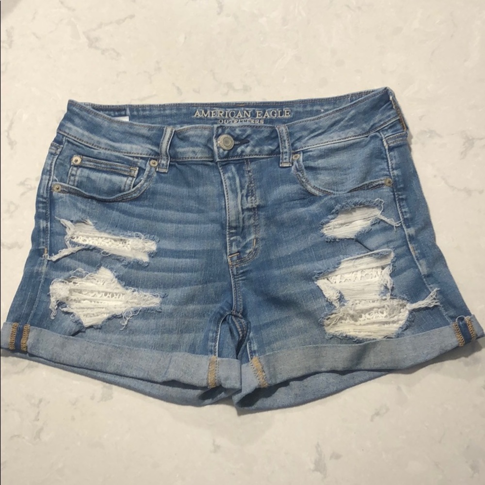 American eagle outfitters jean shorts